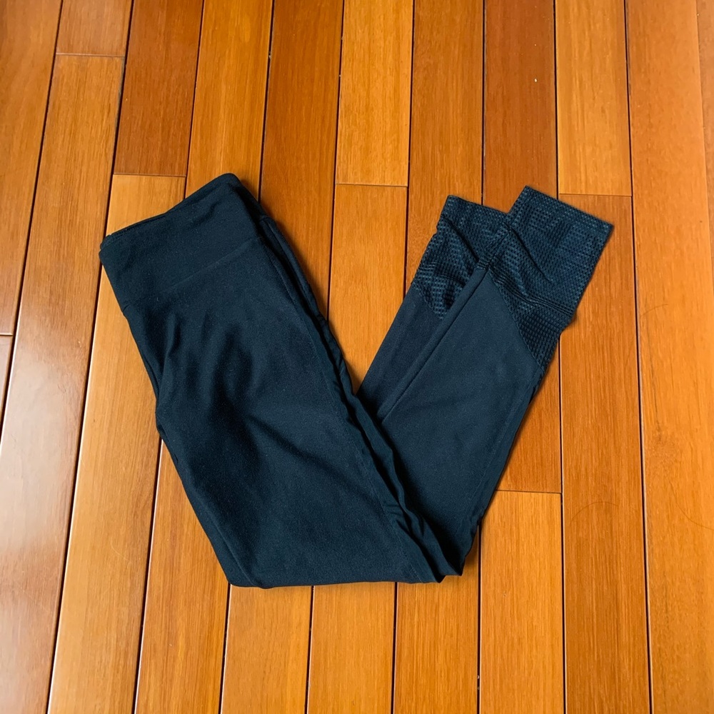 Lanston Sport Black Mesh Leggings